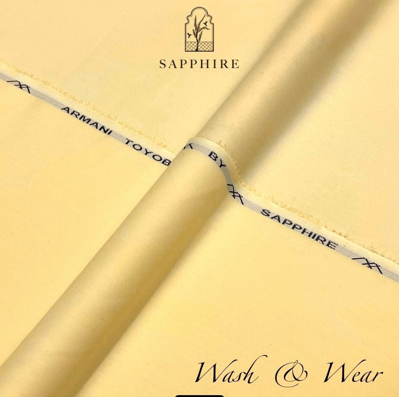 MaxyShine Summer Collection 2025 – Sapphire Pure Wash & Wear (4 Meter Cutting)